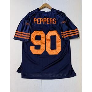 Chicago Bears Julius Peppers Sewn Reebok Throwback Football Jersey Size 48